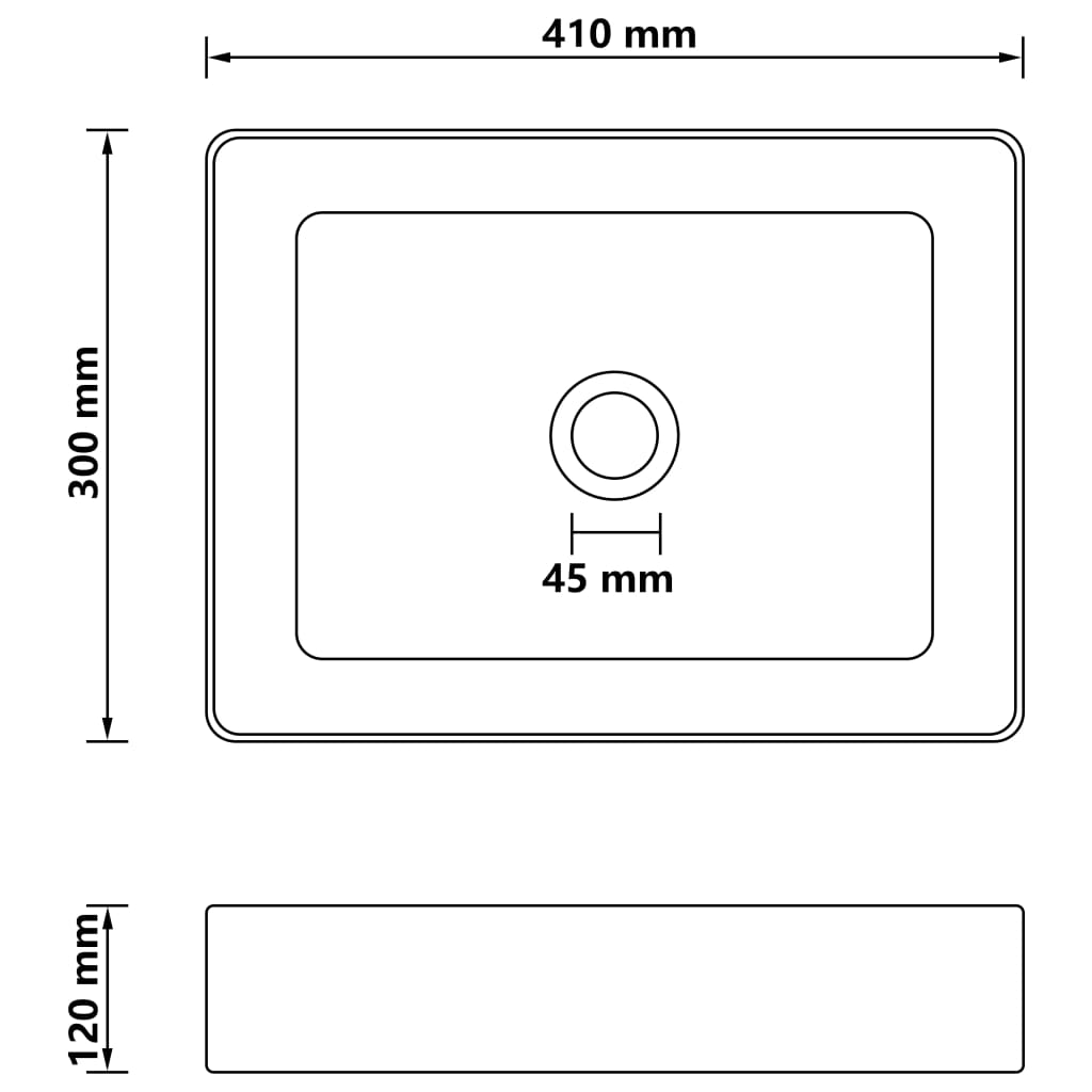 8720286037546_g_en_hd_4 vidaXL Luxury Wash Basin Matt Dark Grey 41x30x12 cm Ceramic - Image 6