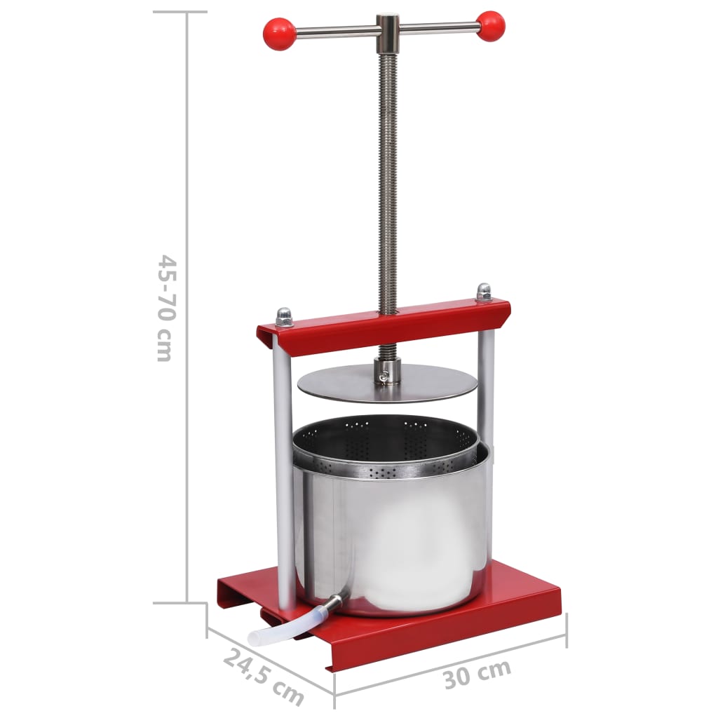 8720286037584_g_en_hd_6 vidaXL Fruit and Wine Press Stainless Steel 6 L - Image 7