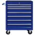 vidaXL Workshop Tool Trolley with 7 Drawers Blue - Image 3