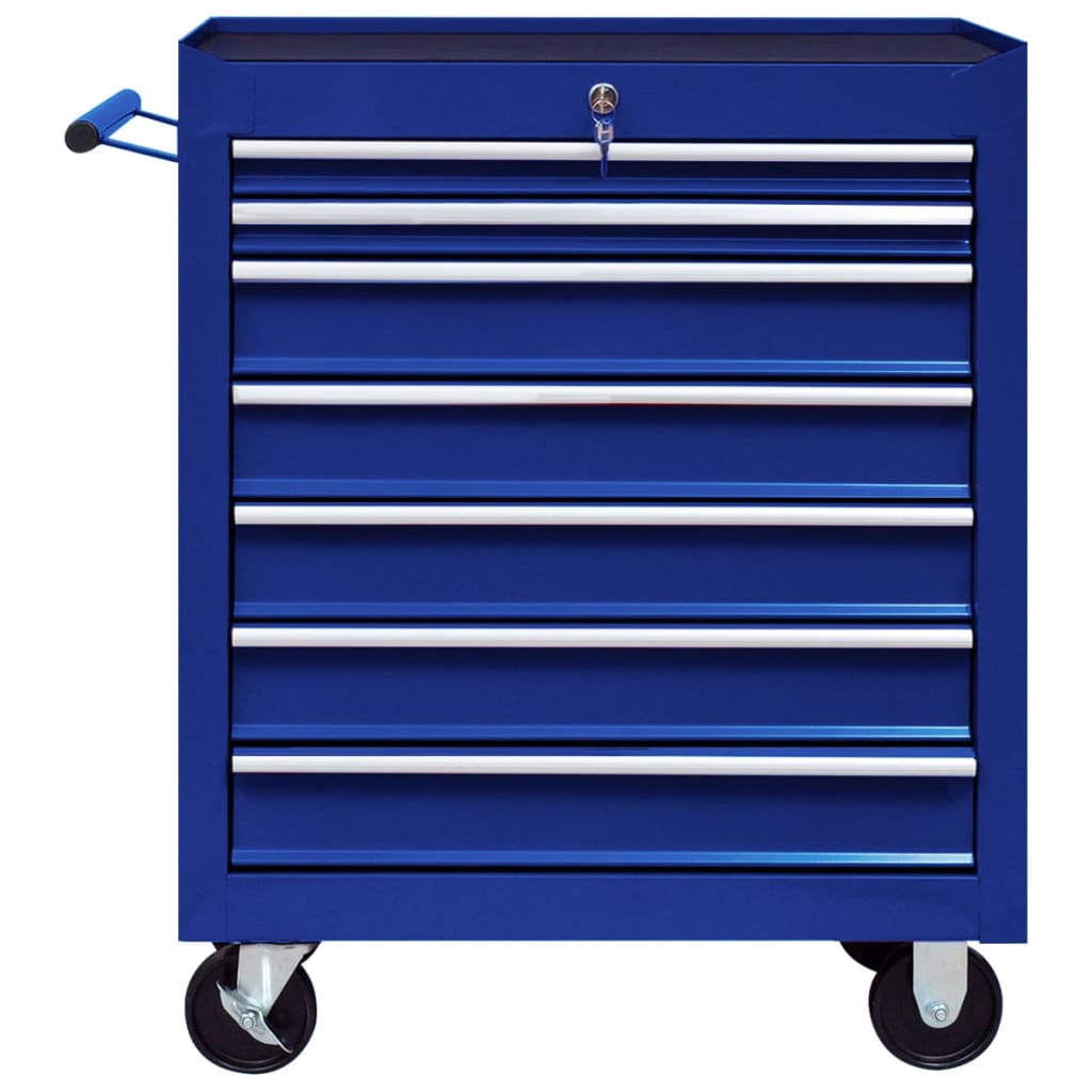 8720286038536_g_en_hd_2 vidaXL Workshop Tool Trolley with 7 Drawers Blue - Image 3