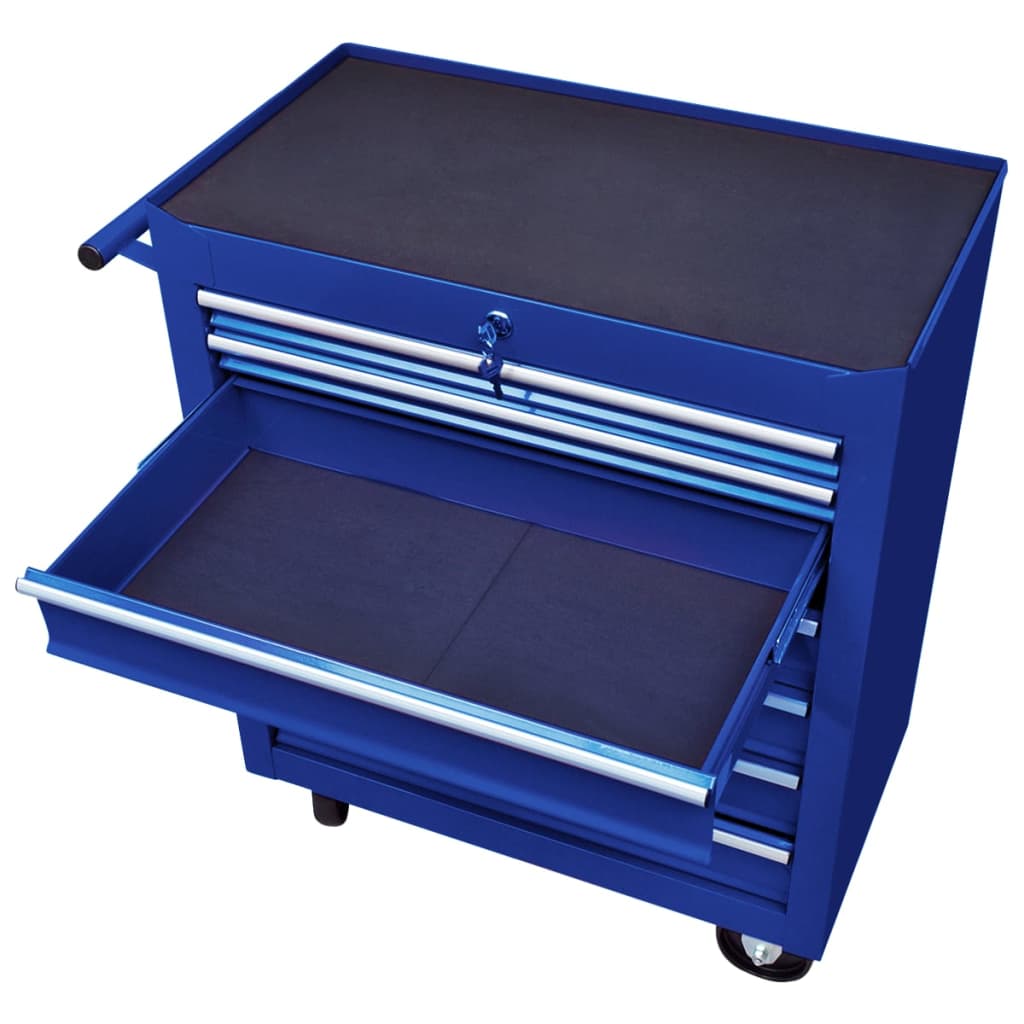 8720286038536_g_en_hd_3 vidaXL Workshop Tool Trolley with 7 Drawers Blue - Image 4