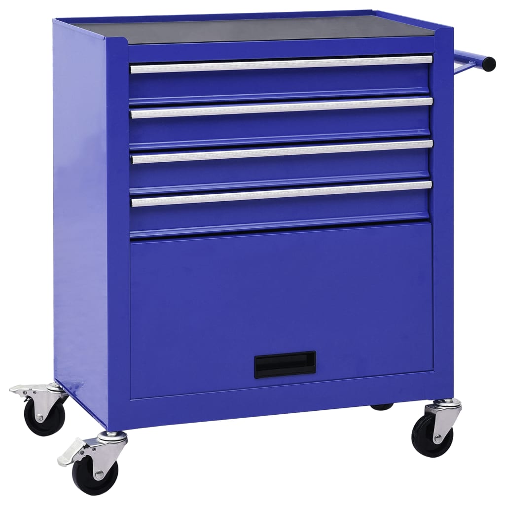 8720286038680_a_en_hd_1 vidaXL Tool Trolley with 4 Drawers Steel Blue - Image 1