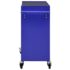 vidaXL Tool Trolley with 4 Drawers Steel Blue - Image 4