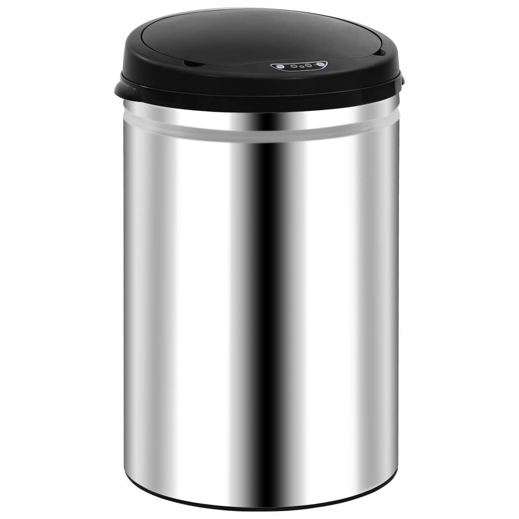8720286043998_g_en_hd_1 vidaXL Automatic Sensor Dustbin 30 L Stainless Steel - Image 2