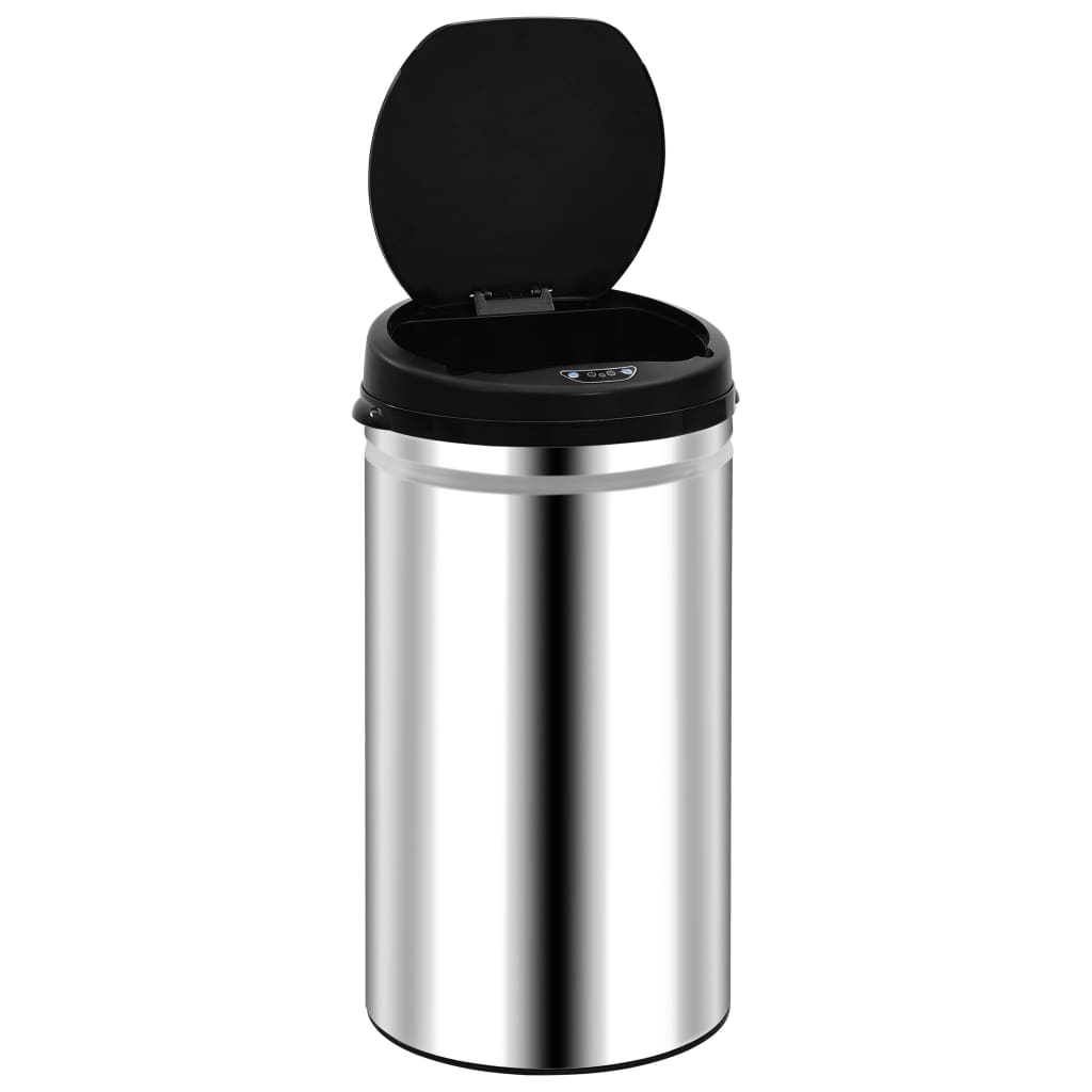 8720286044018_g_en_hd_2 vidaXL Automatic Sensor Dustbin 50 L Stainless Steel - Image 3
