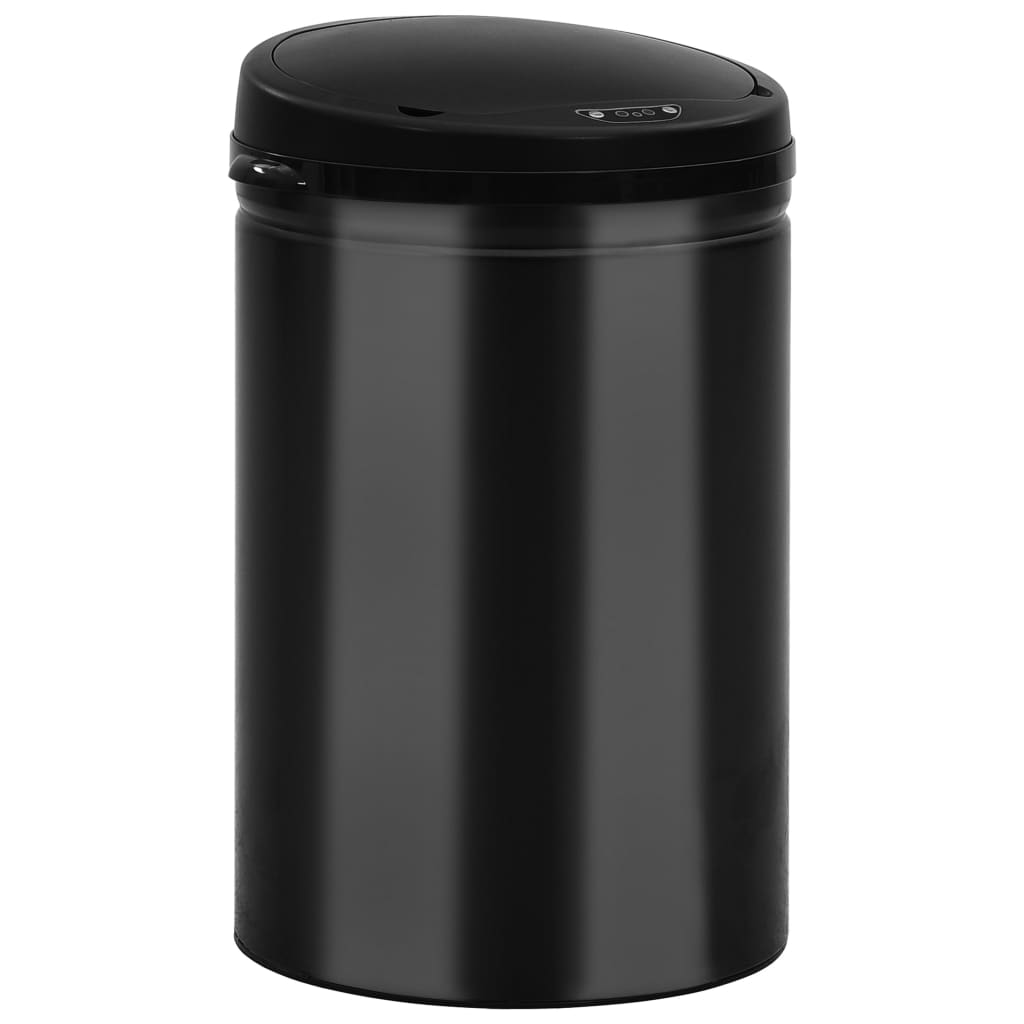 8720286044056_g_en_hd_1 vidaXL Automatic Sensor Dustbin 30 L Carbon Steel Black - Image 2