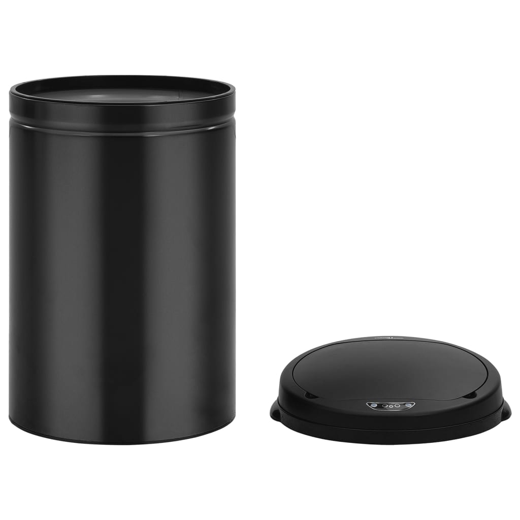8720286044056_g_en_hd_3 vidaXL Automatic Sensor Dustbin 30 L Carbon Steel Black - Image 4