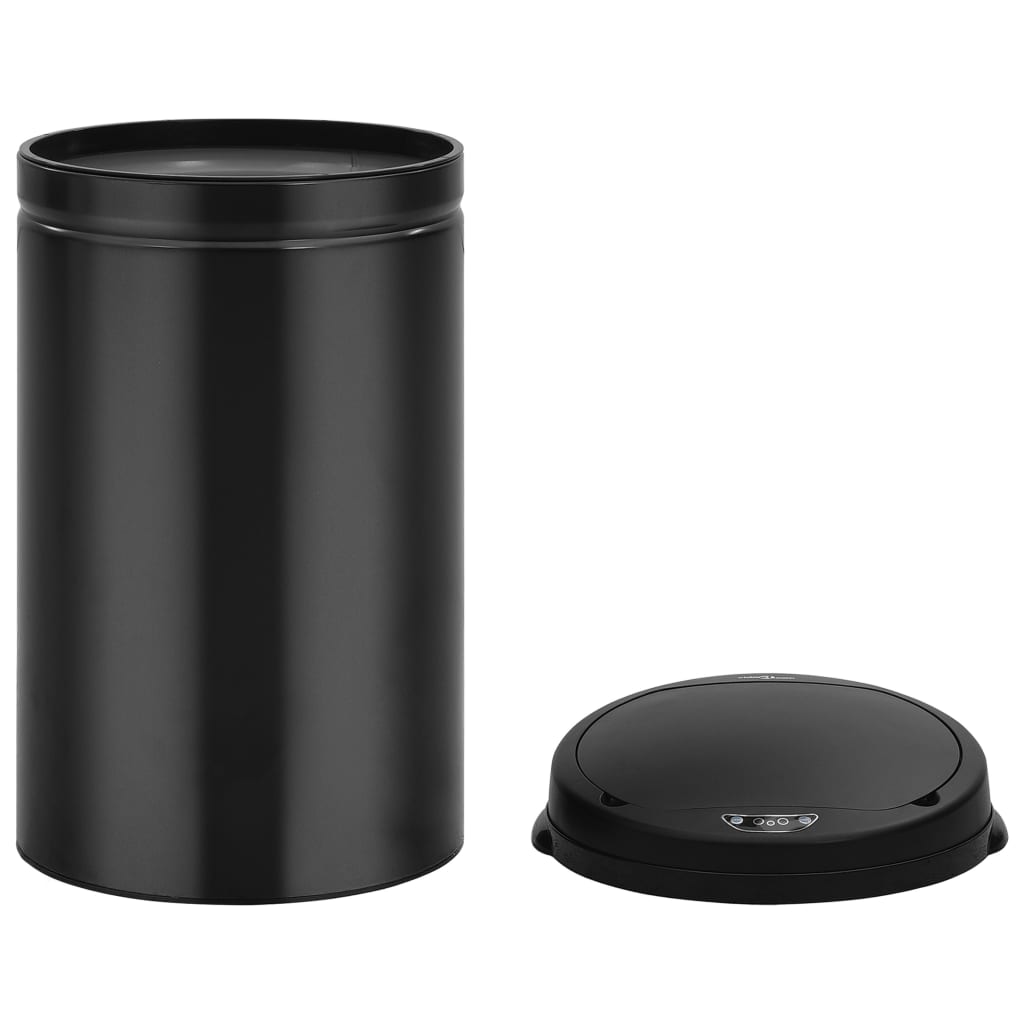 8720286044063_g_en_hd_3 vidaXL Automatic Sensor Dustbin 40 L Carbon Steel Black - Image 4
