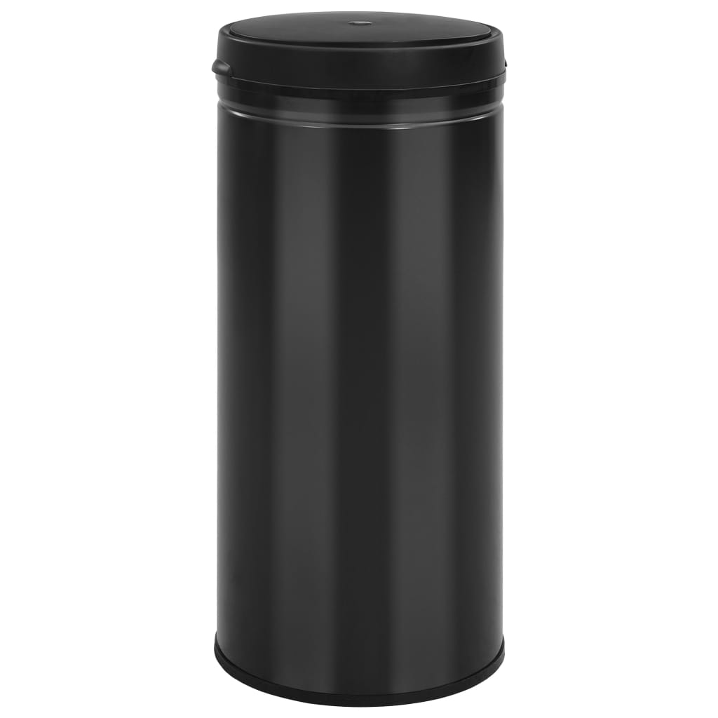 8720286044100_g_en_hd_1 vidaXL Automatic Sensor Dustbin 80 L Carbon Steel Black - Image 2