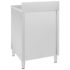 vidaXL Commercial Kitchen Cabinet with Drainboard Stainless Steel - Image 4