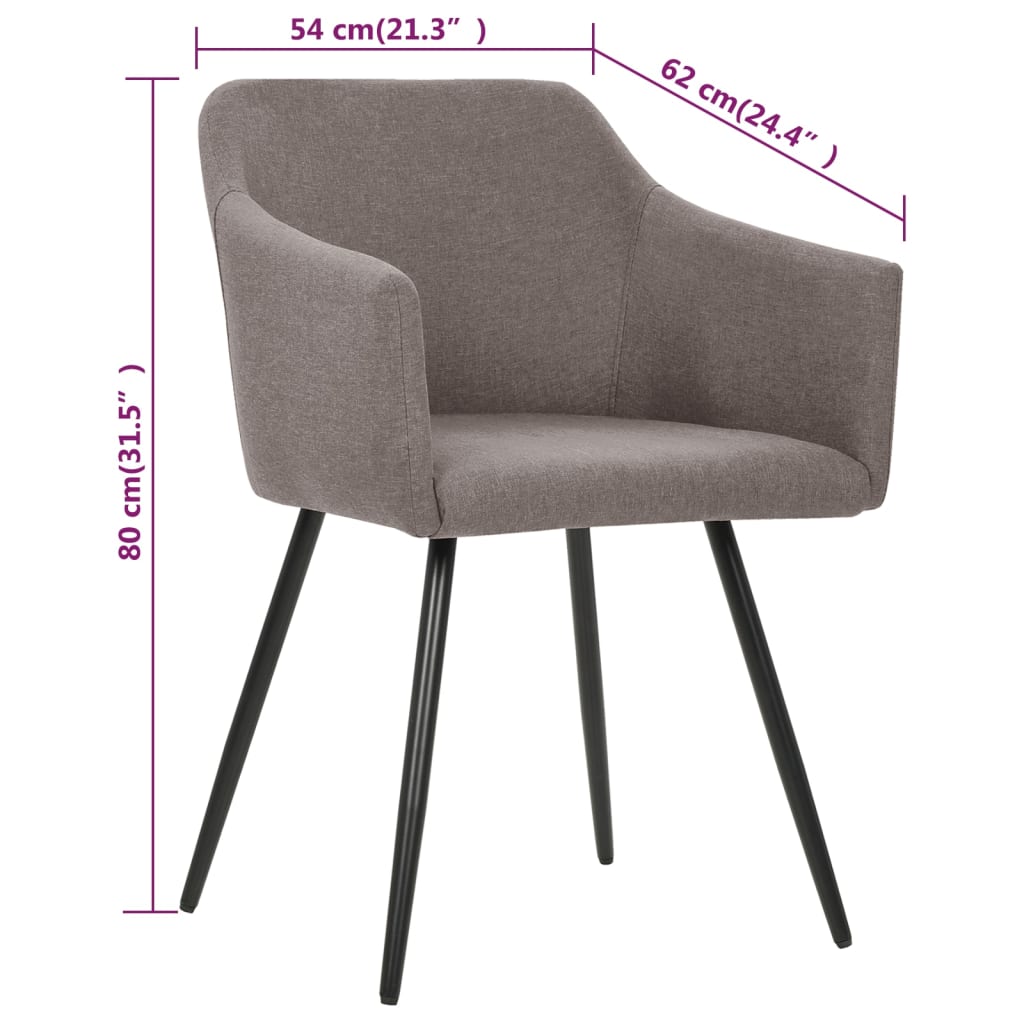 8720286051788_g_en_hd_6 vidaXL Dining Chairs 2 pcs Taupe Fabric - Image 7