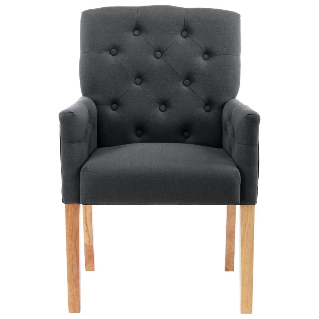 8720286052426_g_en_hd_1 vidaXL Dining Chair with Armrests Grey Fabric - Image 3