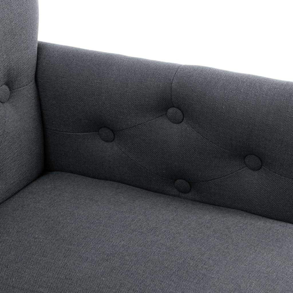 8720286052426_g_en_hd_4 vidaXL Dining Chair with Armrests Grey Fabric - Image 6