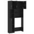 vidaXL Washing Machine Cabinet Set Black Engineered Wood - Image 7