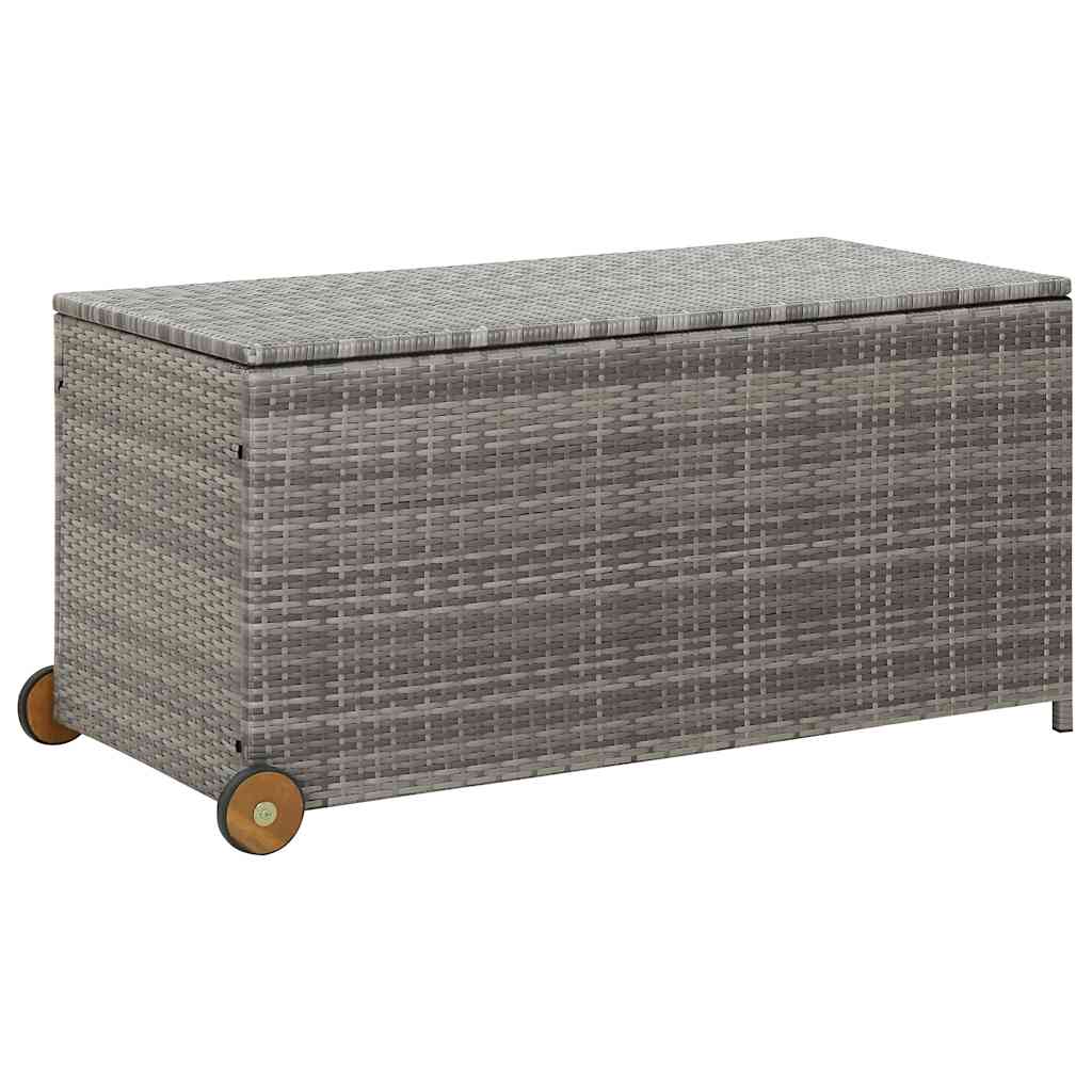8720286055113_a_en_hd_1 vidaXL Garden Storage Box Light Grey 120x65x115 cm Poly Rattan - Image 2