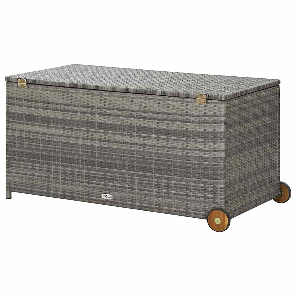 8720286055113_g_en_hd_4 vidaXL Garden Storage Box Light Grey 120x65x115 cm Poly Rattan - Image 6