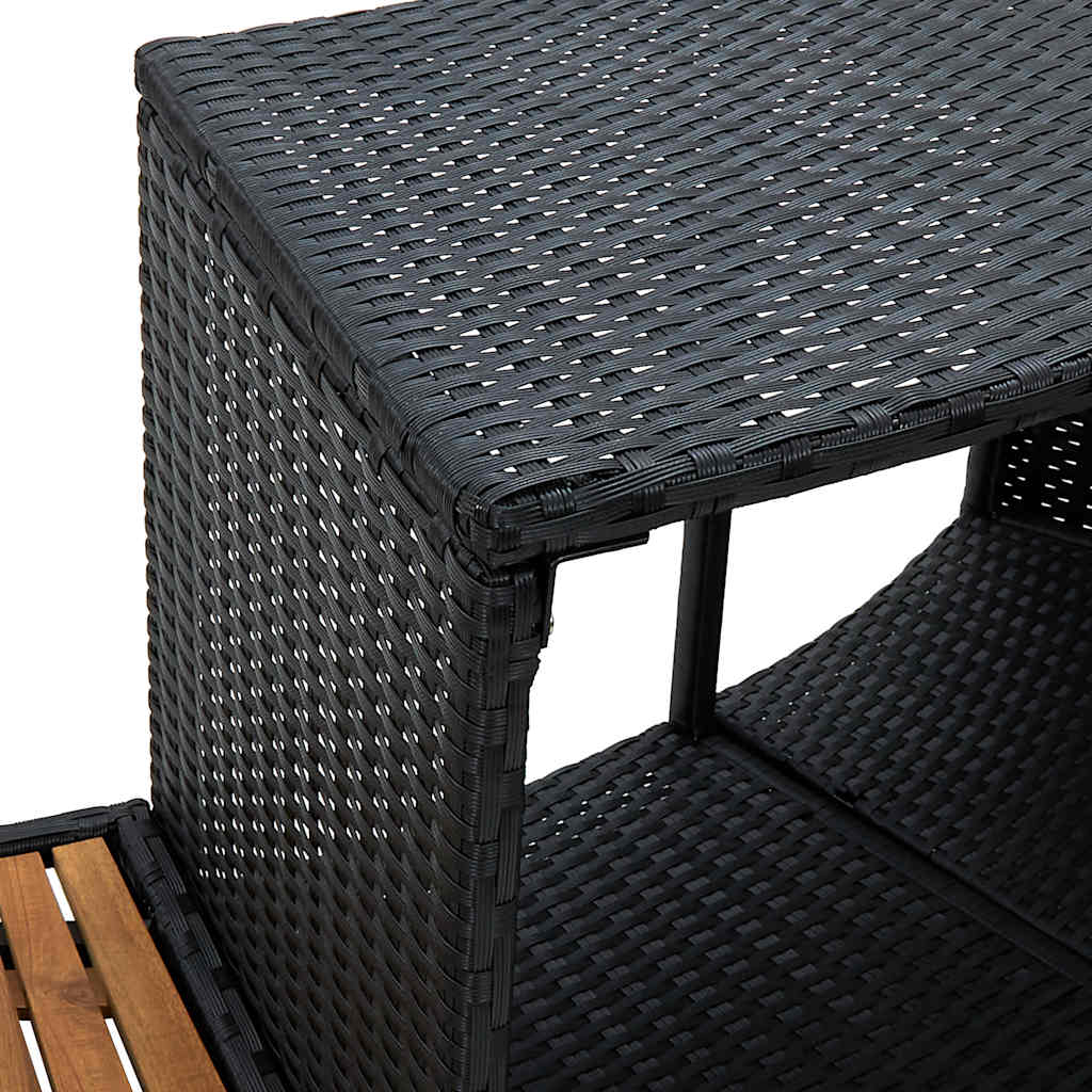 8720286055137_g_en_hd_7 vidaXL Spa Surround Black Poly Rattan and Acacia Wood - Image 9