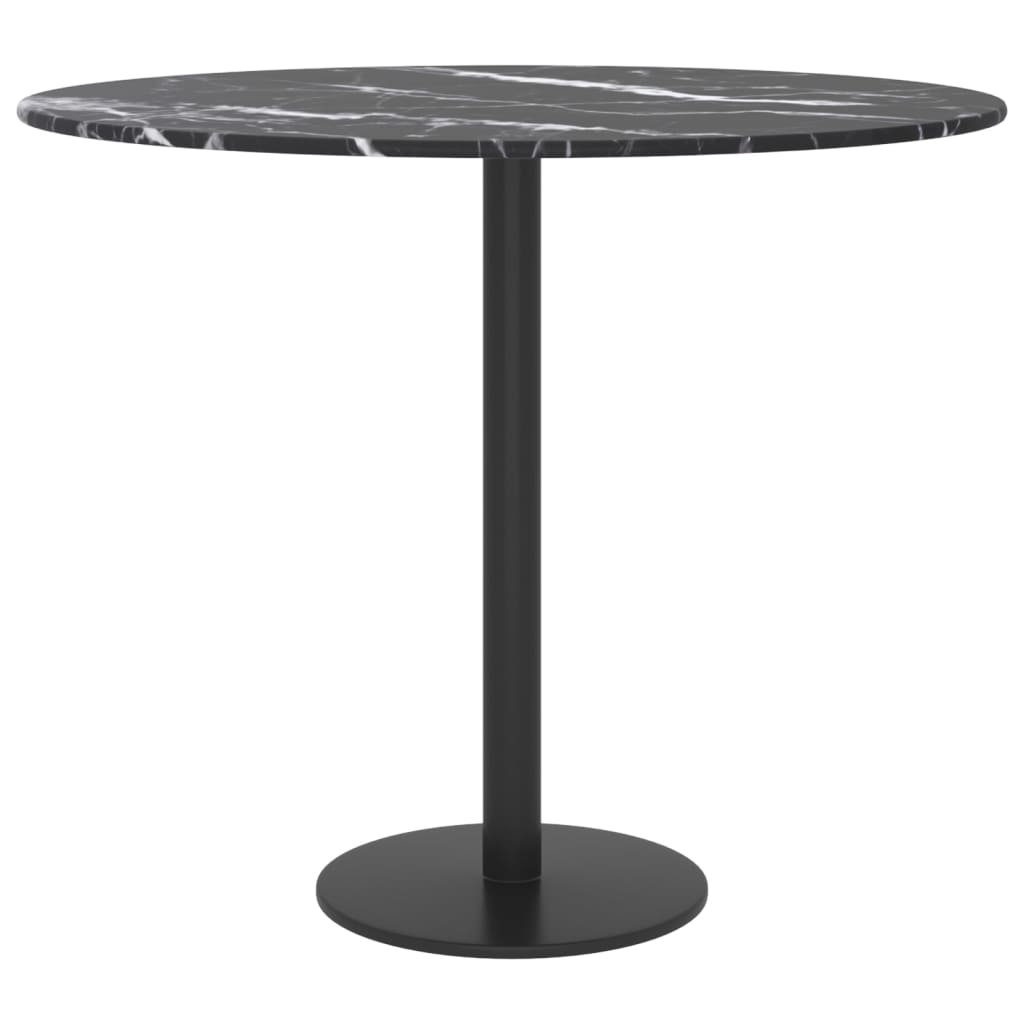 8720286055953_g_en_hd_2 vidaXL Table Top Black Ø50x0.8 cm Tempered Glass with Marble Design - Image 3