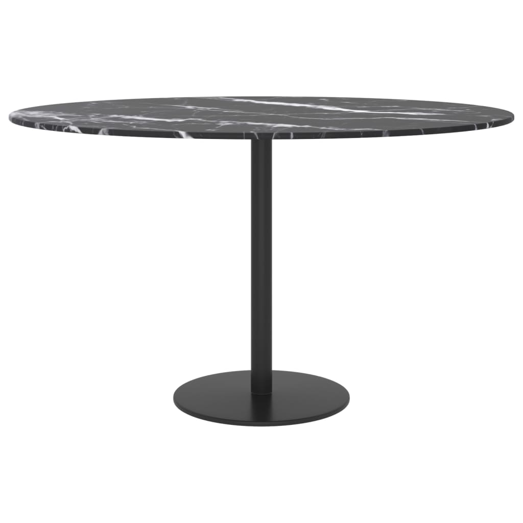 8720286055977_g_en_hd_2 vidaXL Table Top Black Ø70x0.8 cm Tempered Glass with Marble Design - Image 3