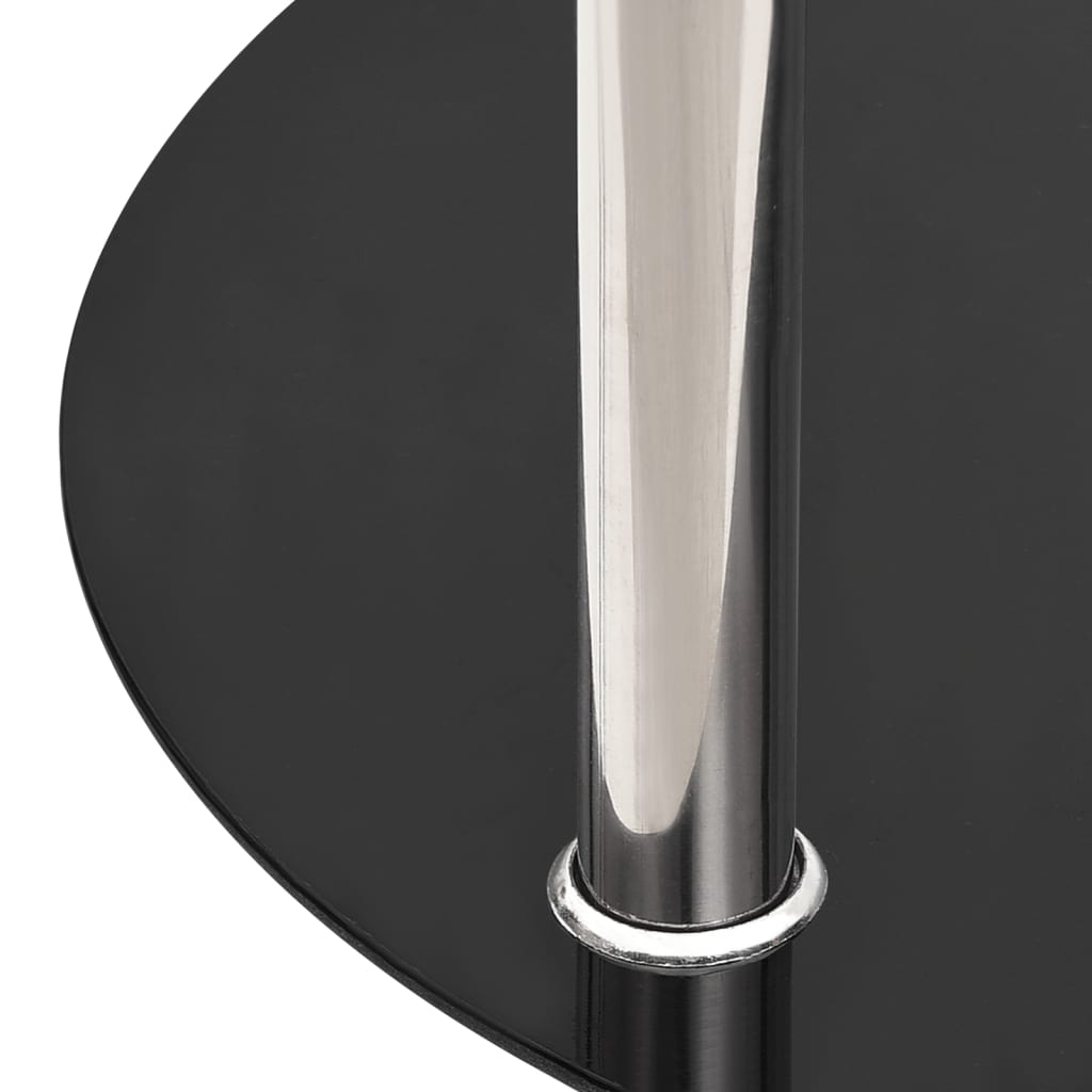 8720286057162_g_en_hd_3 vidaXL 2-Tier Side Table Transparent & Black 38 cm Tempered Glass - Image 5