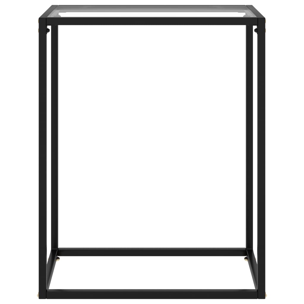 8720286057315_g_en_hd_1 vidaXL Console Table Transparent 60x35x75 cm Tempered Glass - Image 2