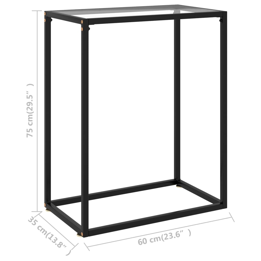 8720286057315_g_en_hd_5 vidaXL Console Table Transparent 60x35x75 cm Tempered Glass - Image 7