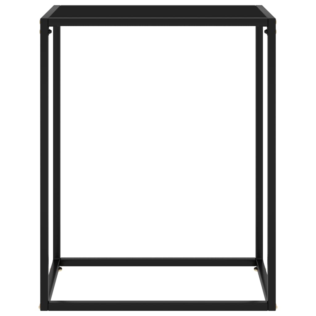 8720286057322_g_en_hd_1 vidaXL Console Table Black 60x35x75 cm Tempered Glass - Image 2