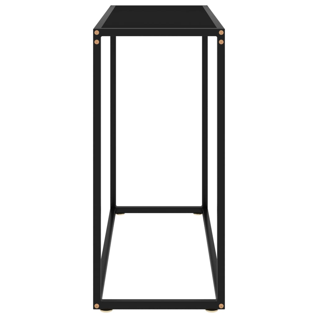 8720286057360_g_en_hd_2 vidaXL Console Table Black 80x35x75 cm Tempered Glass - Image 4