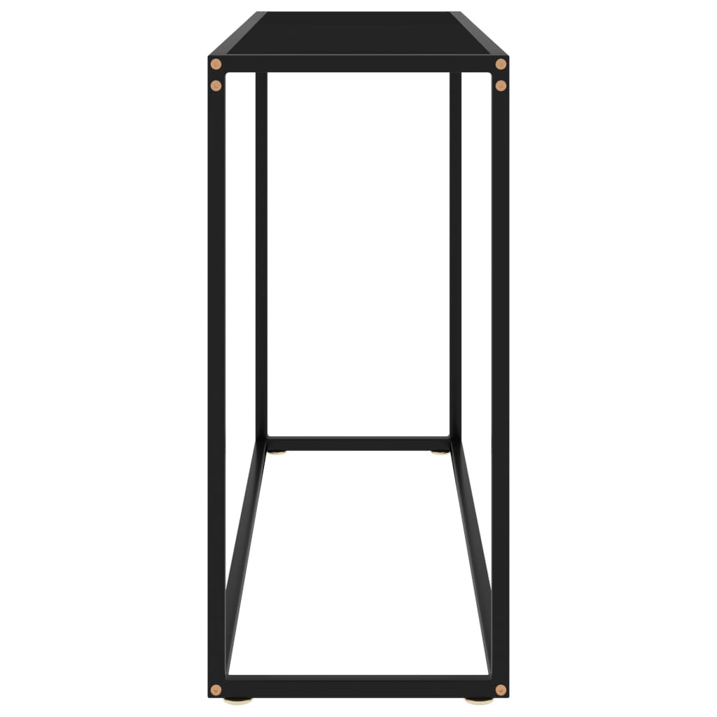 8720286057407_g_en_hd_2 vidaXL Console Table Black 100x35x75 cm Tempered Glass - Image 4