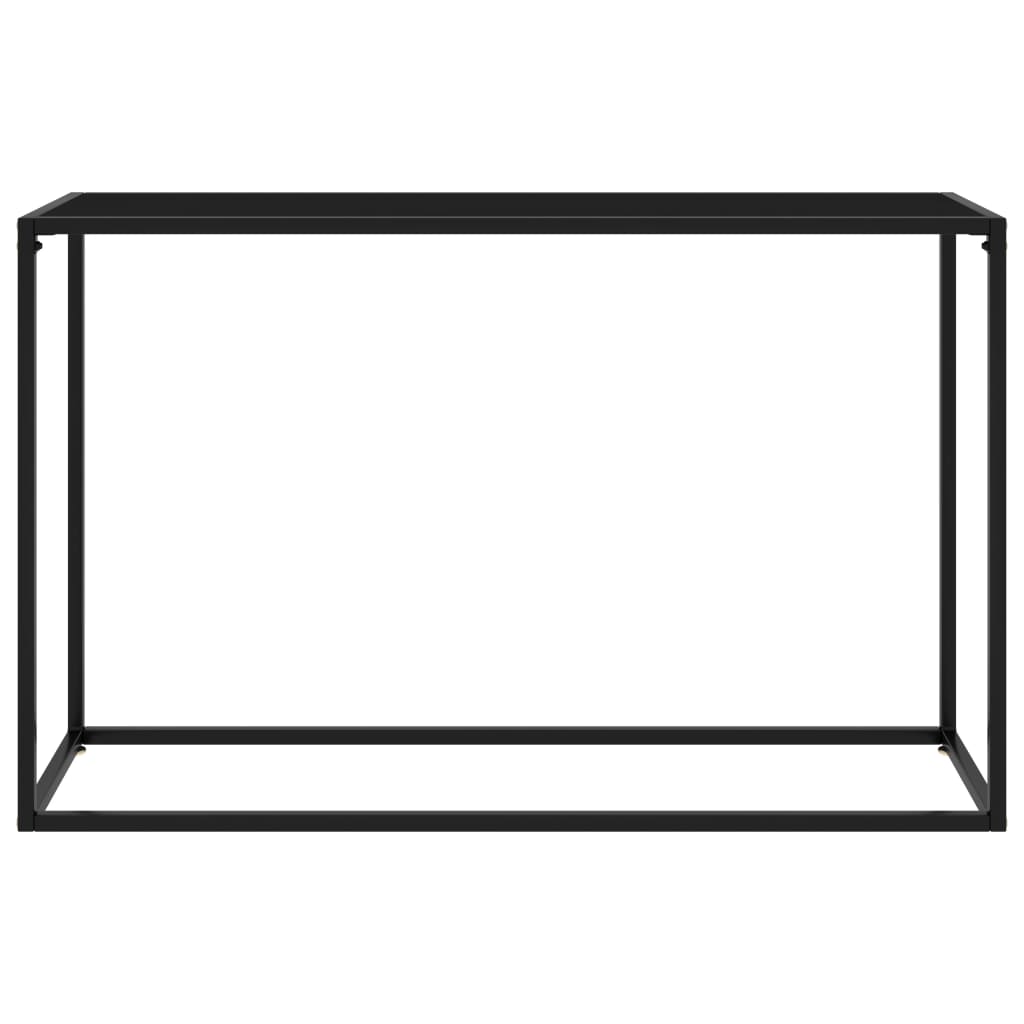 8720286057445_g_en_hd_1 vidaXL Console Table Black 120x35x75 cm Tempered Glass - Image 2