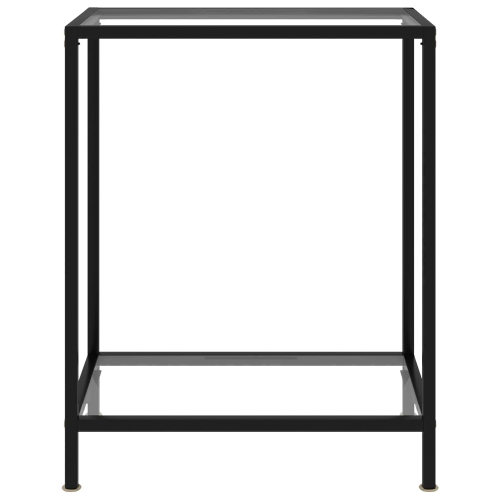 8720286057551_g_en_hd_1 vidaXL Console Table Transparent 60x35x75 cm Tempered Glass - Image 2