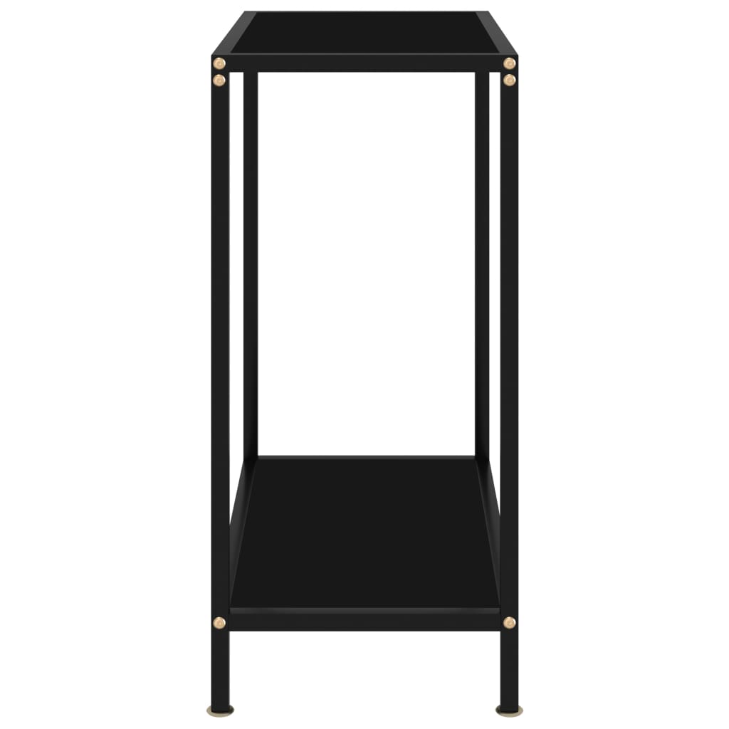 8720286057568_g_en_hd_2 vidaXL Console Table Black 60x35x75 cm Tempered Glass - Image 4