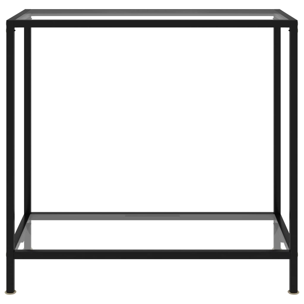8720286057599_g_en_hd_1 vidaXL Console Table Transparent 80x35x75 cm Tempered Glass - Image 2