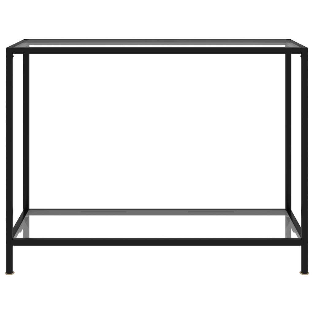 8720286057636_g_en_hd_1 vidaXL Console Table Transparent 100x35x75 cm Tempered Glass - Image 2