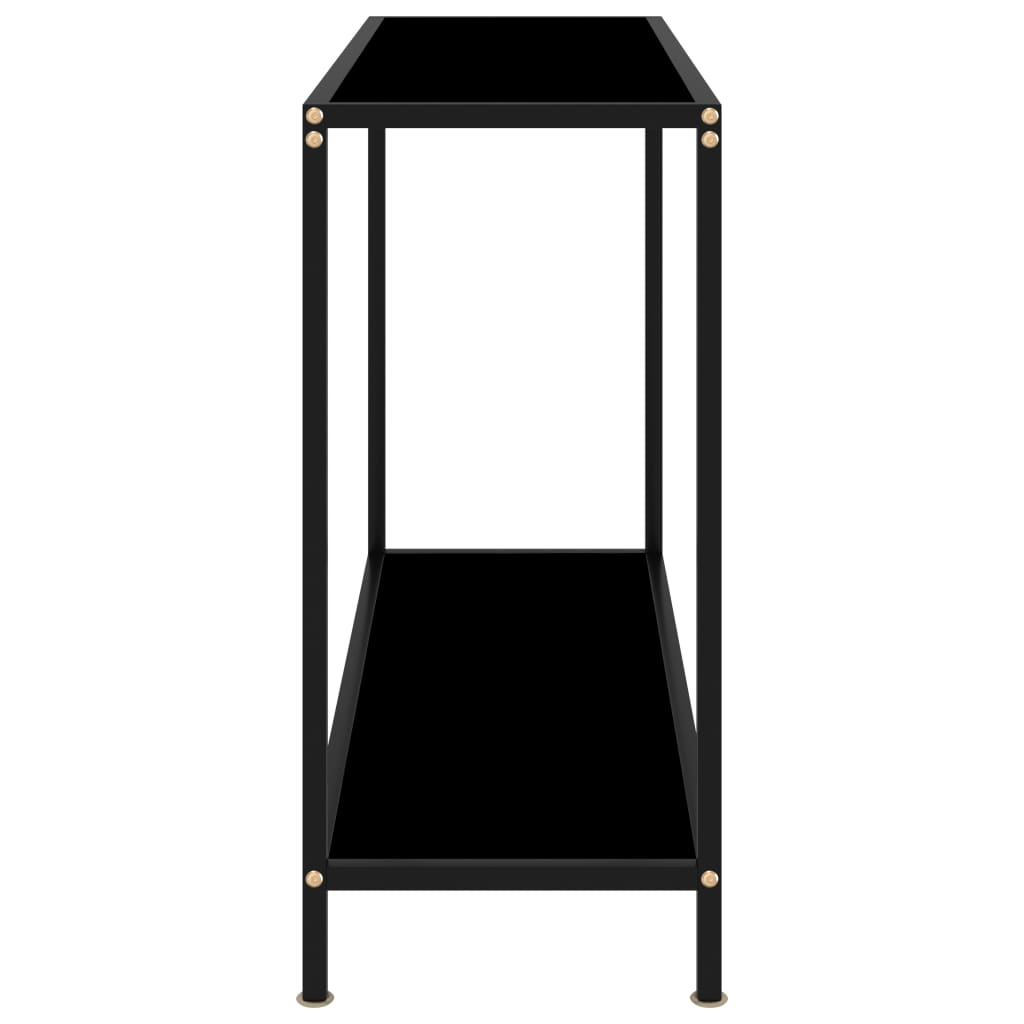 8720286057643_g_en_hd_2 vidaXL Console Table Black 100x35x75 cm Tempered Glass - Image 4