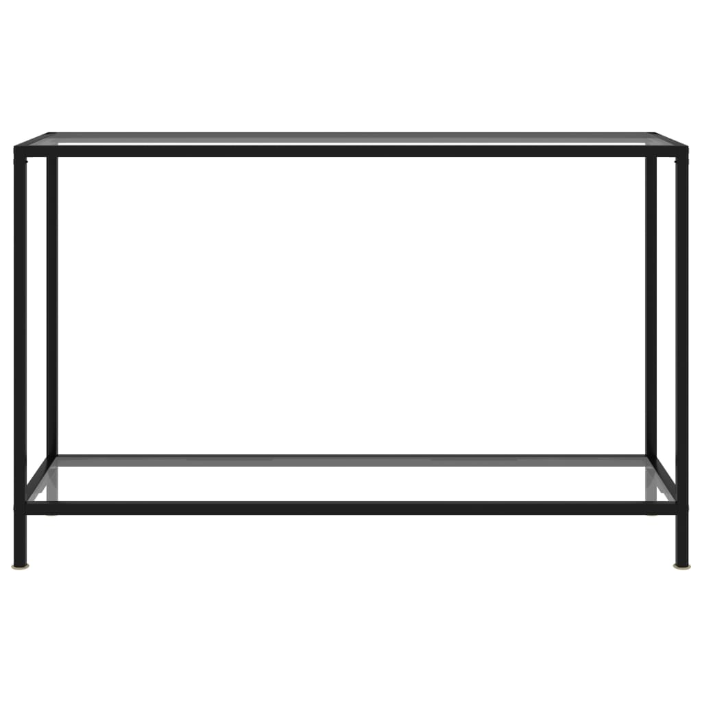 8720286057674_g_en_hd_1 vidaXL Console Table Transparent 120x35x75 cm Tempered Glass - Image 2