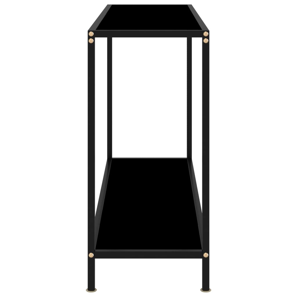 8720286057681_g_en_hd_2 vidaXL Console Table Black 120x35x75 cm Tempered Glass - Image 4