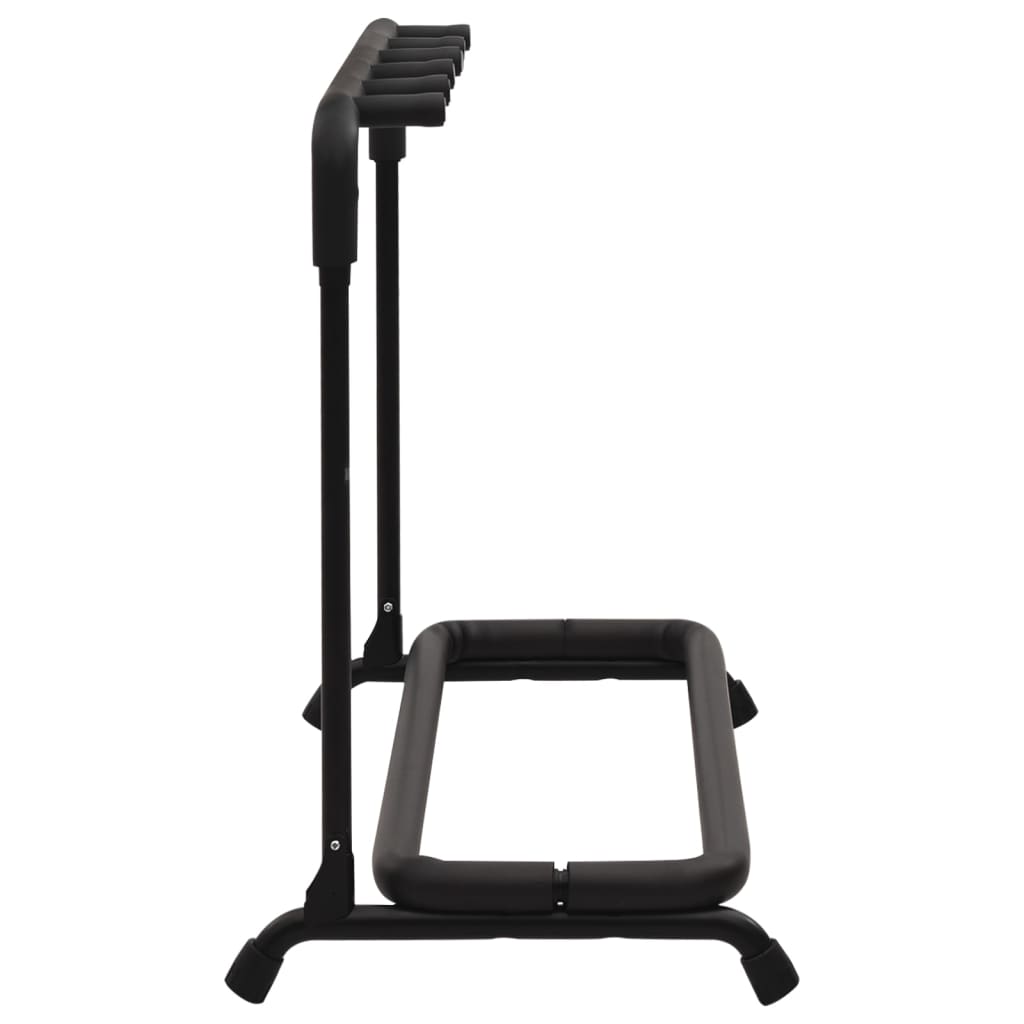 8720286058688_g_en_hd_3 vidaXL Folding Guitar Stand with 5 Sections Black 74x41x66 cm Steel - Image 4
