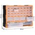 vidaXL Multi-drawer Organiser with 38 Drawers 52x16x37.5 cm - Image 9