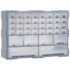 vidaXL Multi-drawer Organiser with 38 Drawers 52x16x37.5 cm
