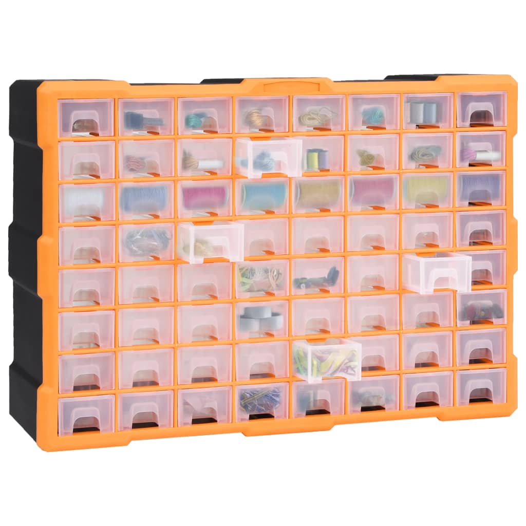 8720286058732_g_en_hd_6 vidaXL Multi-drawer Organiser with 64 Drawers 52x16x37.5 cm - Image 7
