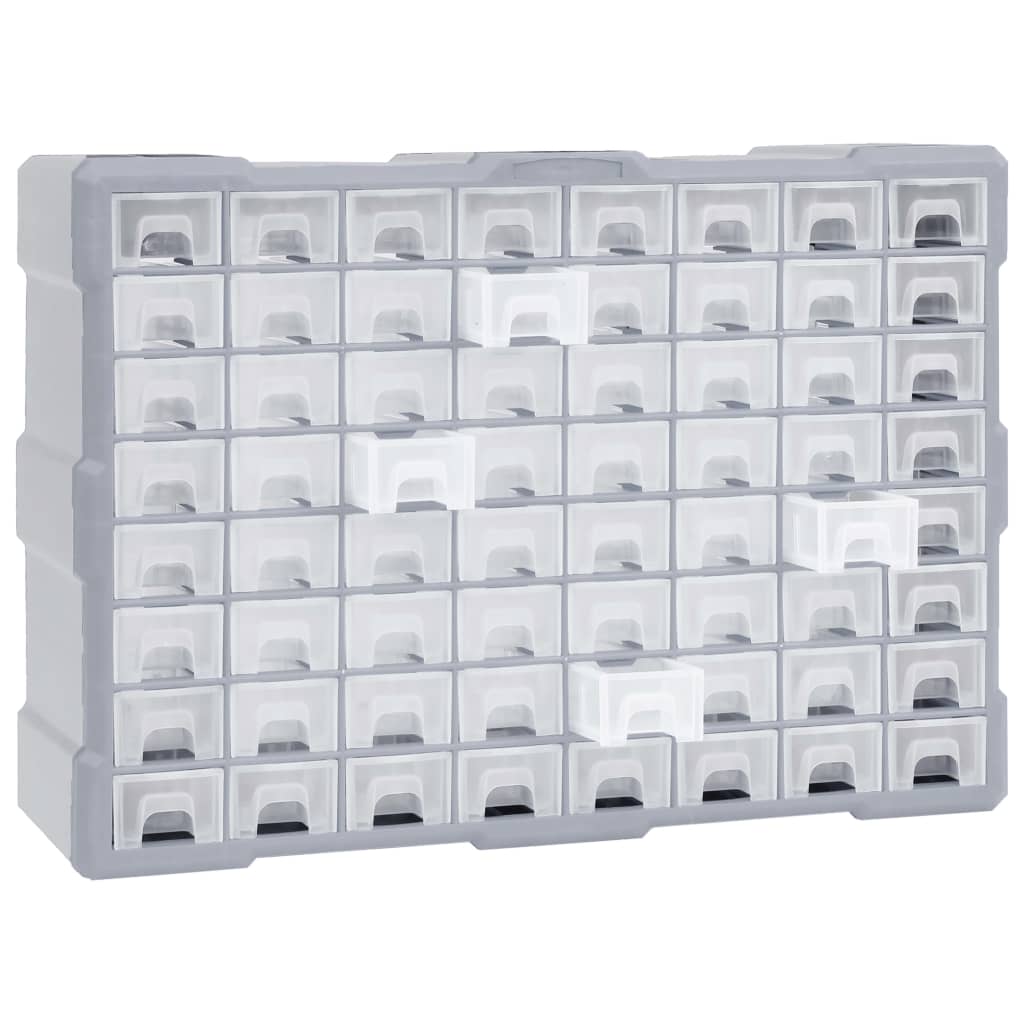 8720286058749_g_en_hd_1 vidaXL Multi-drawer Organiser with 64 Drawers 52x16x37.5 cm - Image 2