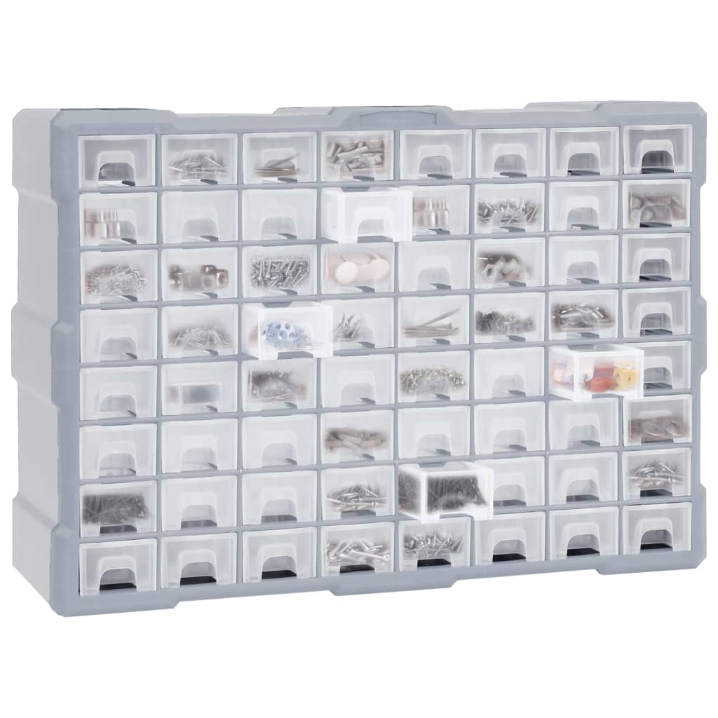 8720286058749_g_en_hd_5 vidaXL Multi-drawer Organiser with 64 Drawers 52x16x37.5 cm - Image 6