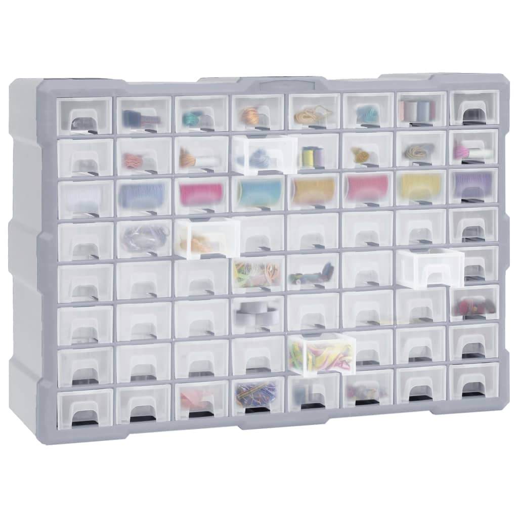 8720286058749_g_en_hd_6 vidaXL Multi-drawer Organiser with 64 Drawers 52x16x37.5 cm - Image 7