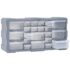 vidaXL Multi-drawer Organiser with 22 Drawers 49x16x25.5 cm - Image 5