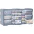 vidaXL Multi-drawer Organiser with 22 Drawers 49x16x25.5 cm - Image 7