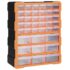 vidaXL Multi-drawer Organiser with 39 Drawers 38x16x47 cm