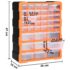 vidaXL Multi-drawer Organiser with 39 Drawers 38x16x47 cm - Image 9