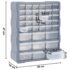 vidaXL Multi-drawer Organiser with 39 Drawers 38x16x47 cm - Image 9