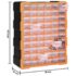 vidaXL Multi-drawer Organiser with 60 Drawers 38x16x47.5 cm - Image 9